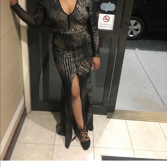 Boutique Black prom dress - Picture 4 of 7